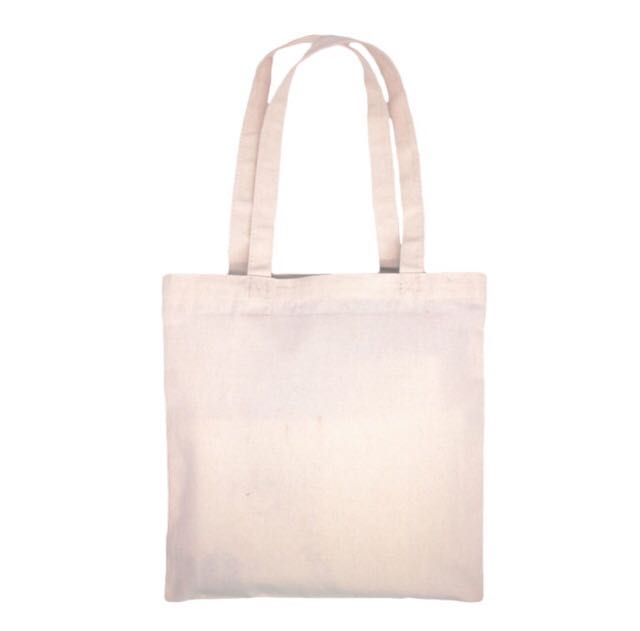 Canvas Tote Bag Cream Colourway, Women's Fashion, Bags & Wallets, Tote ...