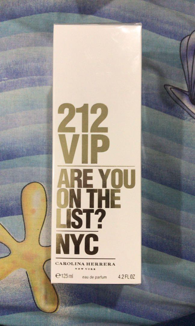 Carolina Herrera 212 Vip 125ml Limited Edition Women S Fashion