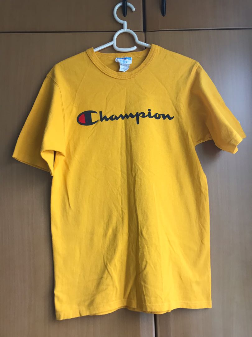 Champion top in yellow / mustard, Men's 