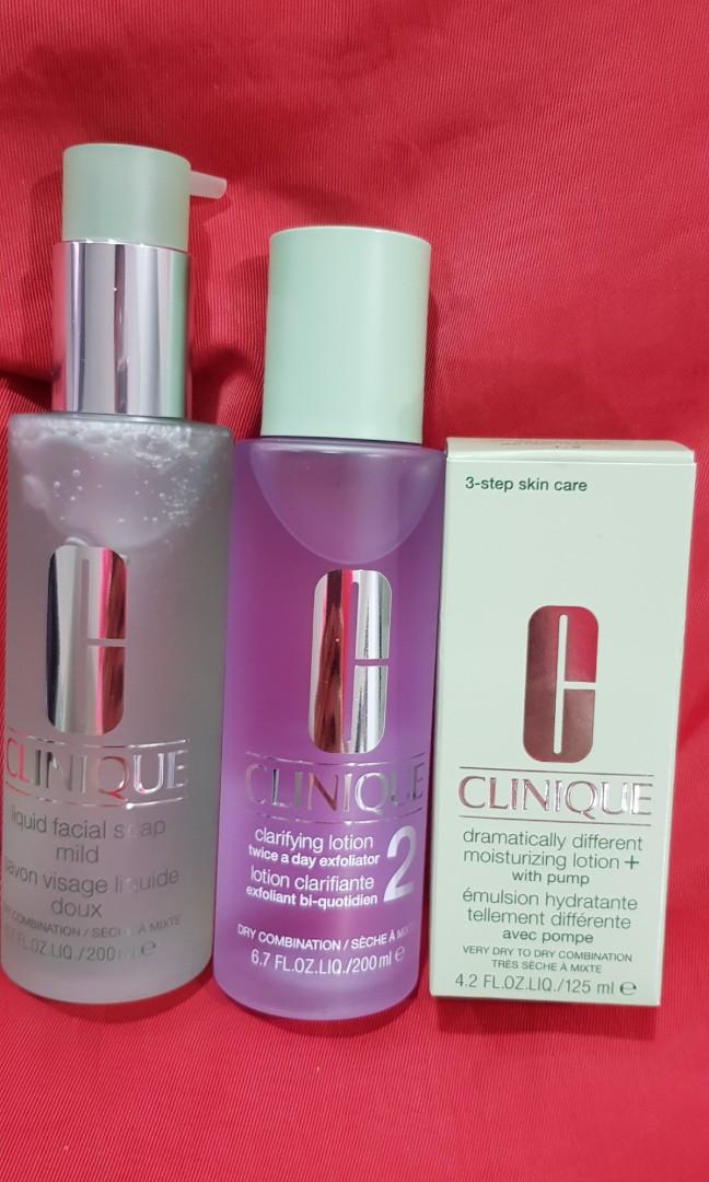 clinique skincare set