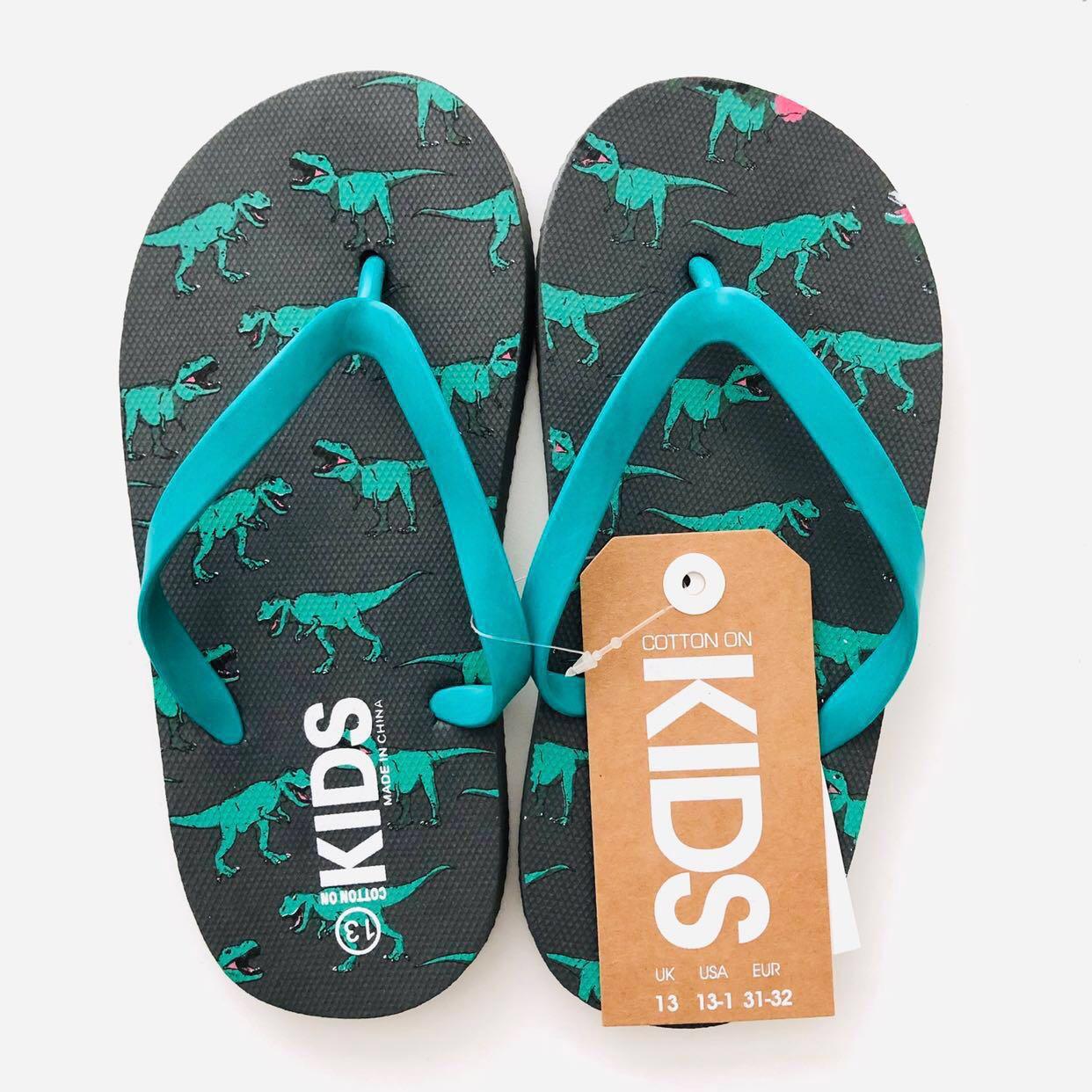 Cotton on kids slippers clearance