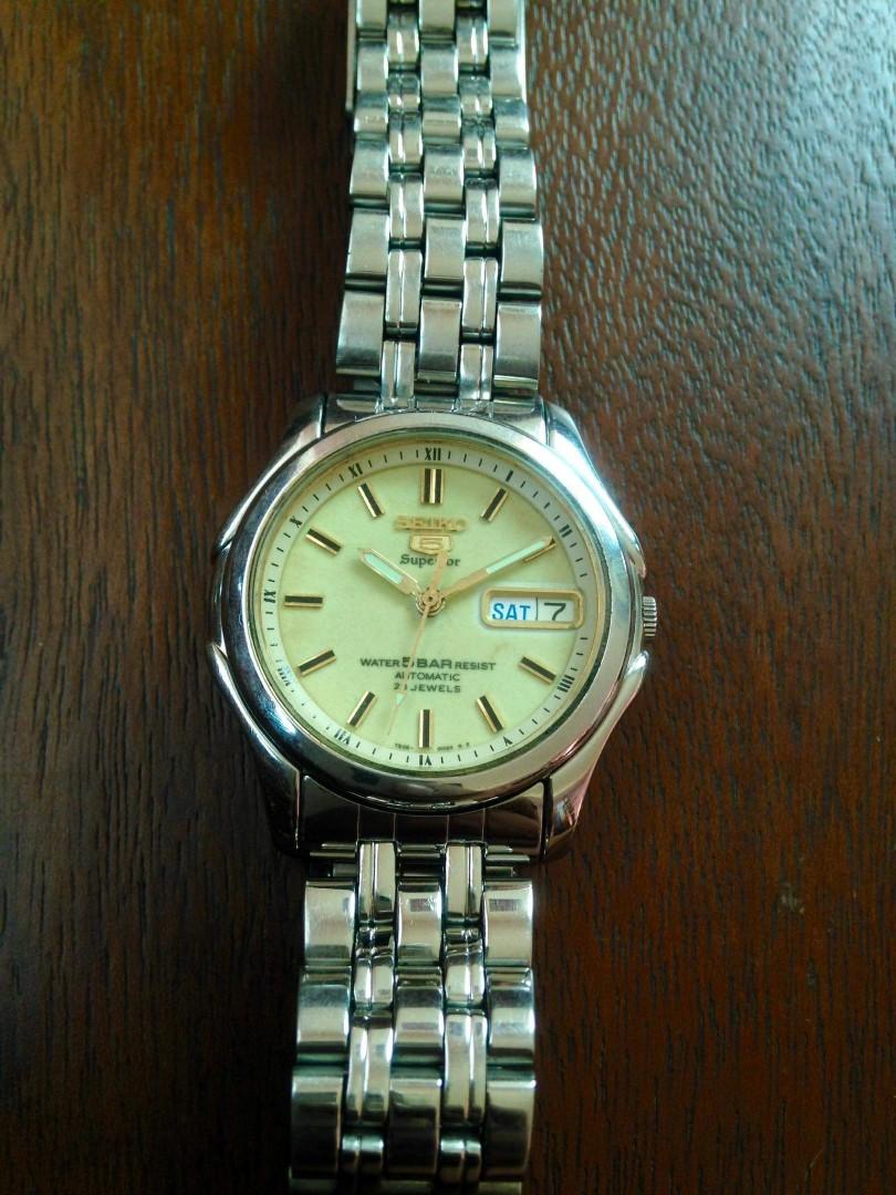 FOR SALE is an Original Seiko 5 SUPERIOR Yellow Luminous Dial 36mm All  Stainless Steel Dress Watch, Women's Fashion, Watches & Accessories,  Watches on Carousell