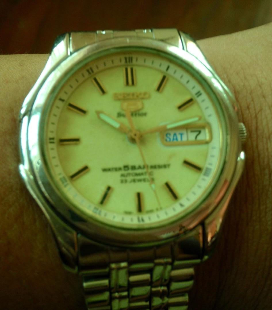 seiko yellow chronograph