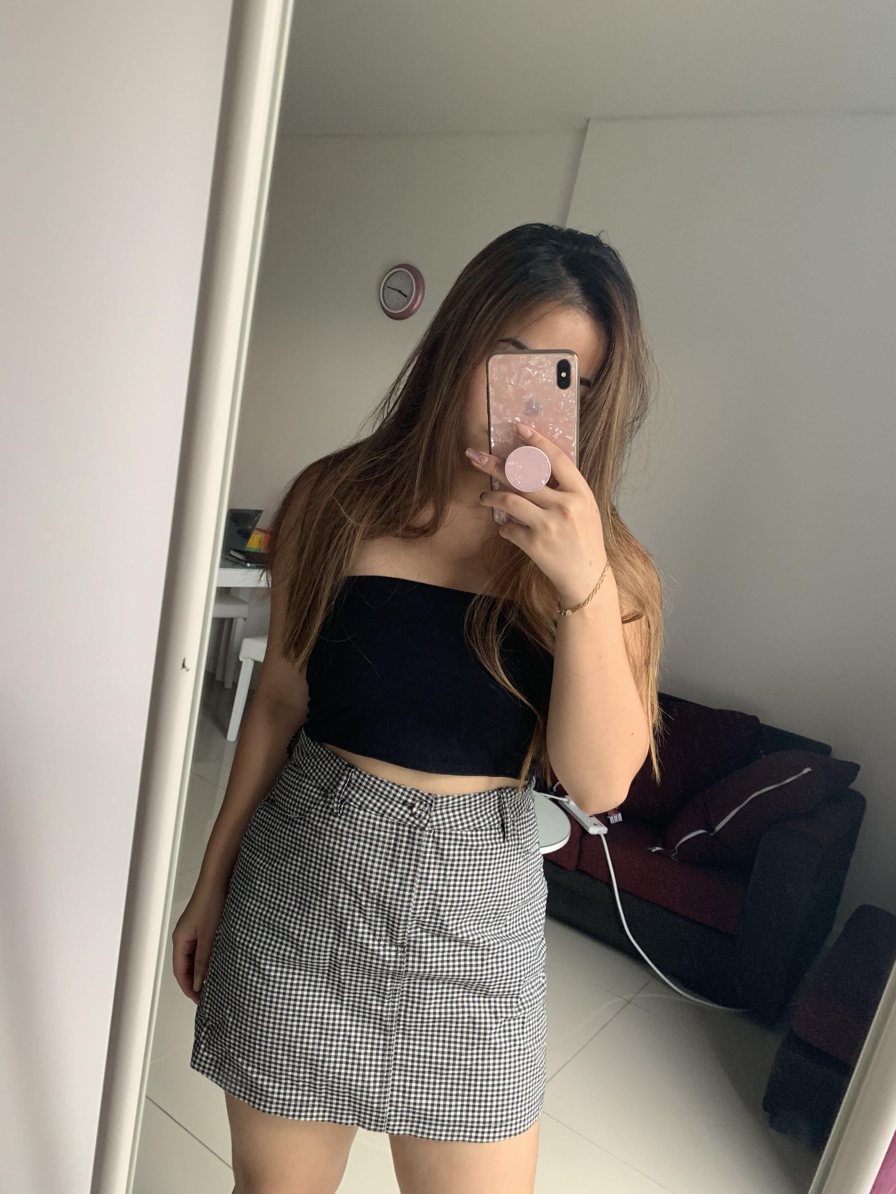 Gingham skirt forever 21 cheap