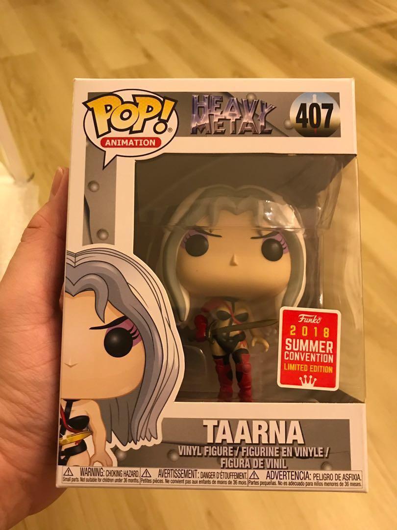 Funko Pop 18 Summer Convention Exclusive Taarna Heavy Metal 407 Toys Games Bricks Figurines On Carousell