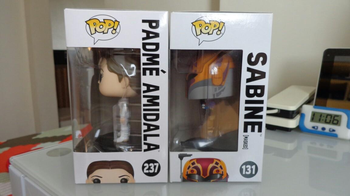 Funko Pop Star Wars Sabine And Padme Hobbies And Toys Toys And Games On Carousell 7280
