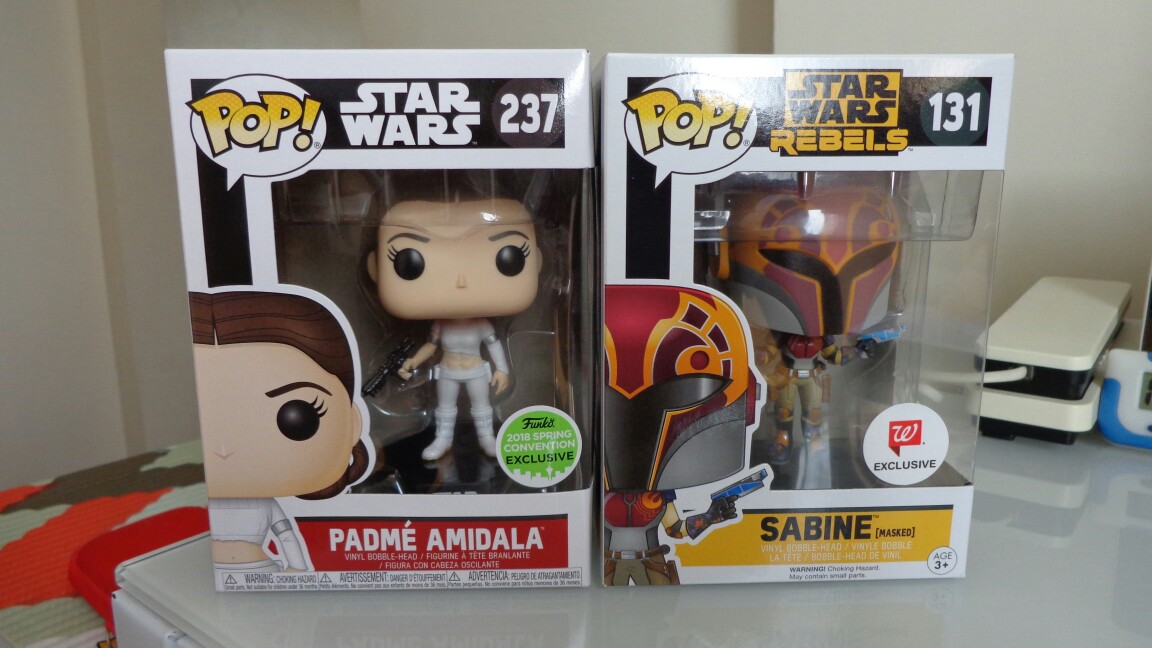 Funko Pop Star Wars Sabine And Padme Hobbies And Toys Toys And Games On Carousell 1189