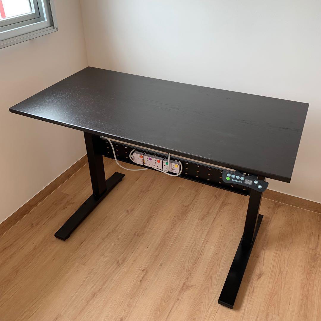 Geekdesk Standing Desk With Ikea Tabletop Furniture Tables