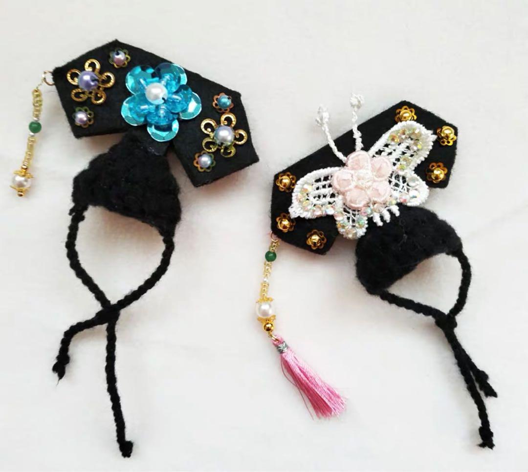 Handmade Traditional Chinese Costume Sugar Glider Hat Pet Supplies