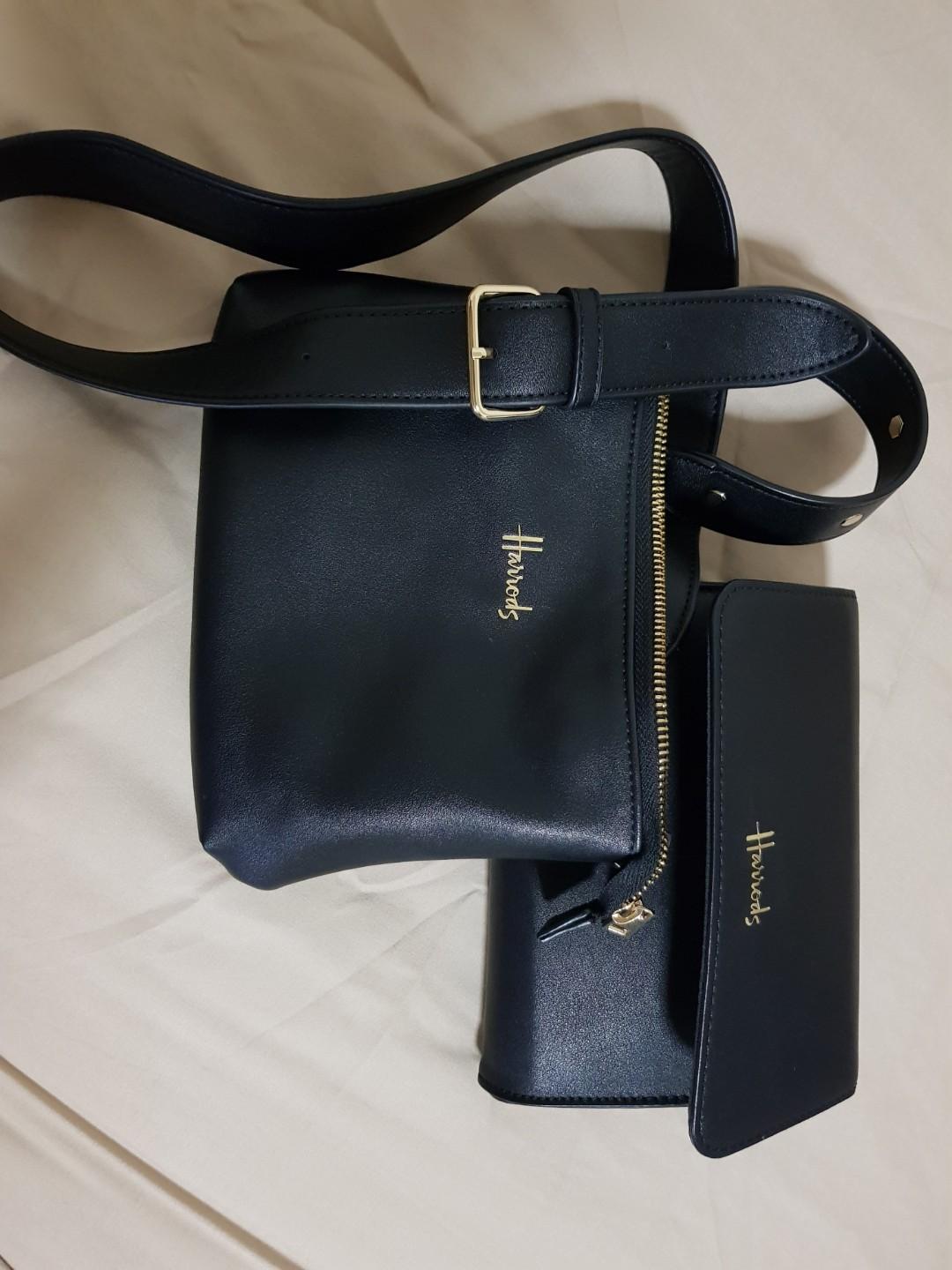 Harrods discount black bag