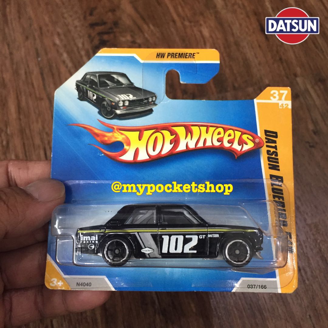 Hot Wheels DATSUN BLUEBIRD 510 Black S.C Hobbies Toys Toys