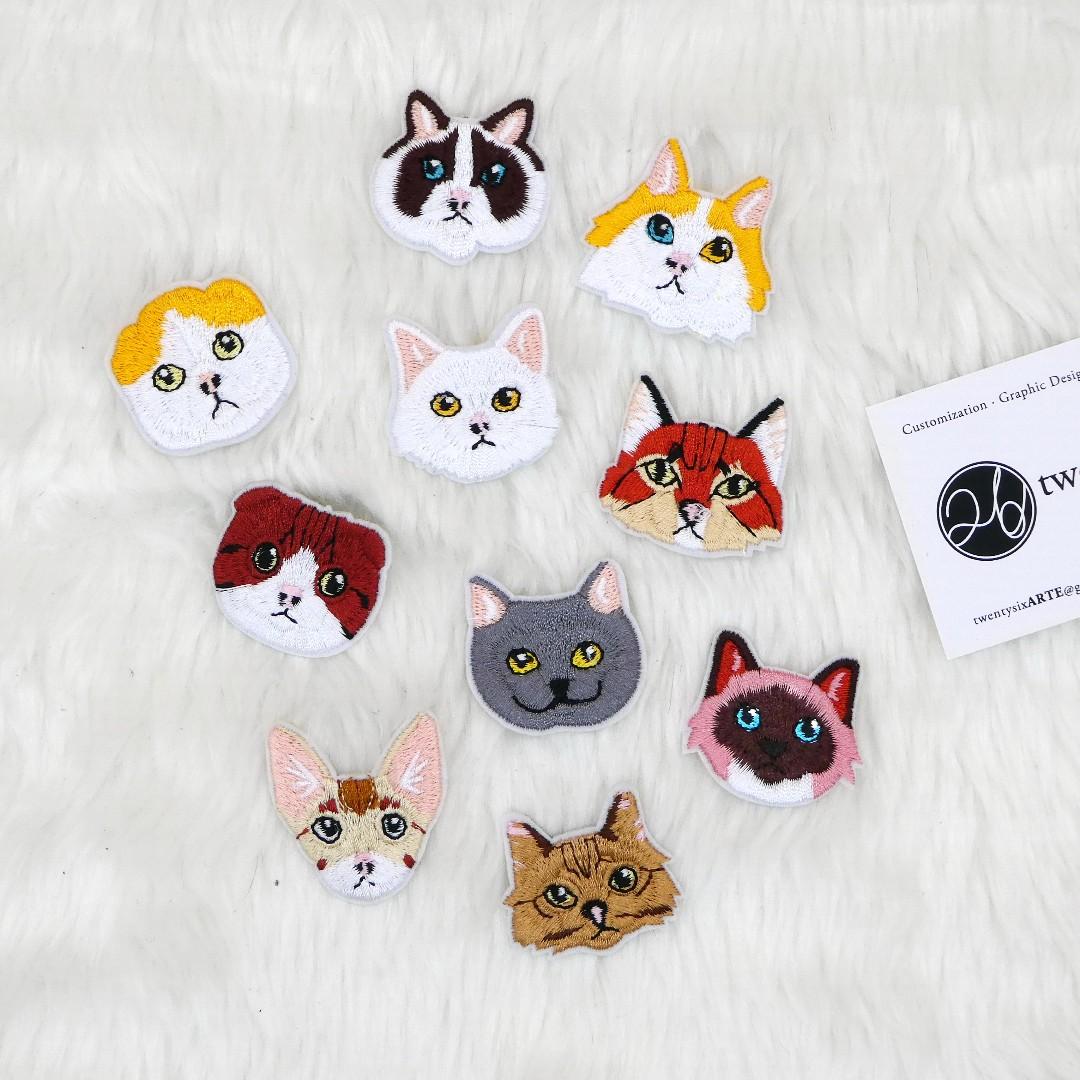 Iron On Patch Cat Series 02 British Shorthair Scottish Fold