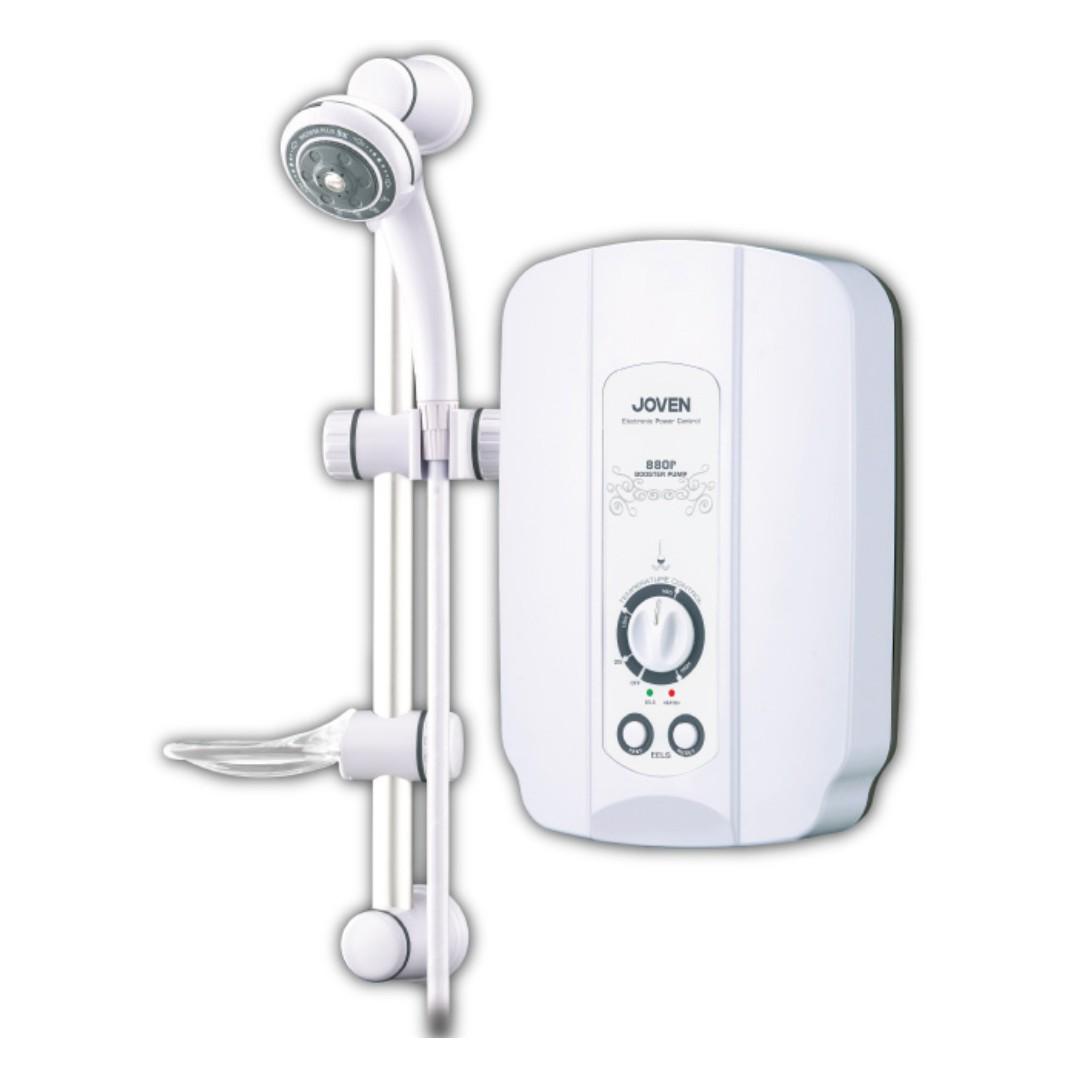 Joven 880P instant water heater ( shower ) with pump, TV & Home