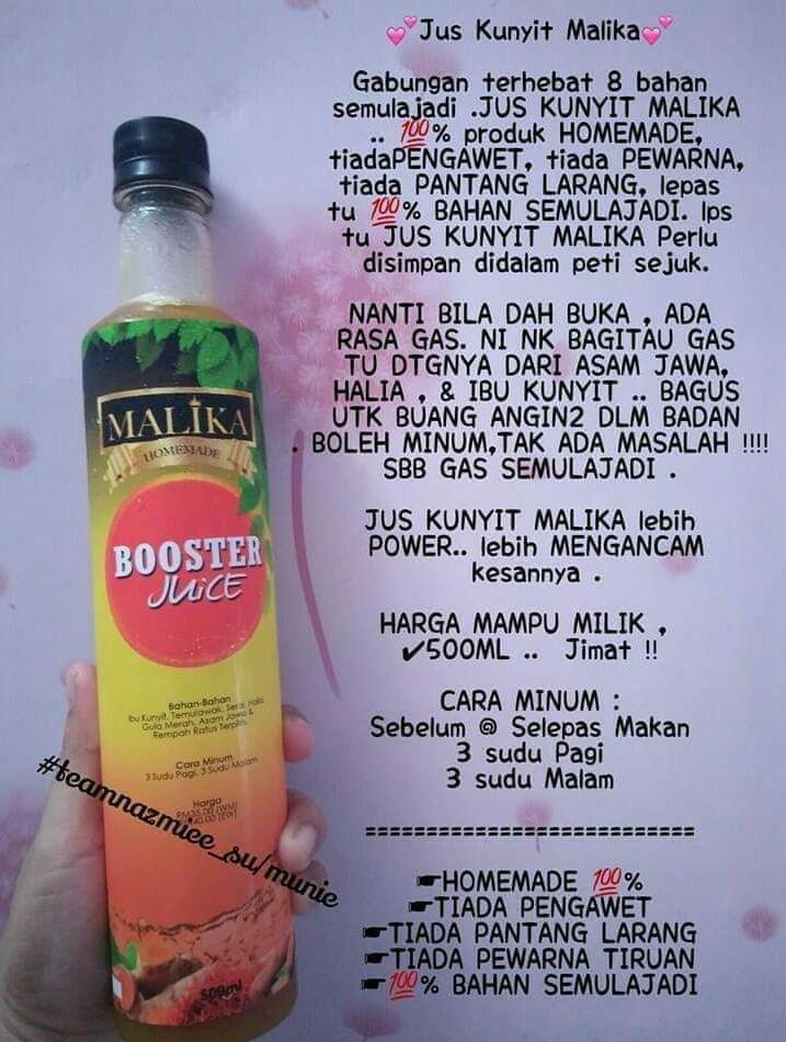 Jus Malika Health Nutrition Health Supplements Health Food Drinks Tonics On Carousell