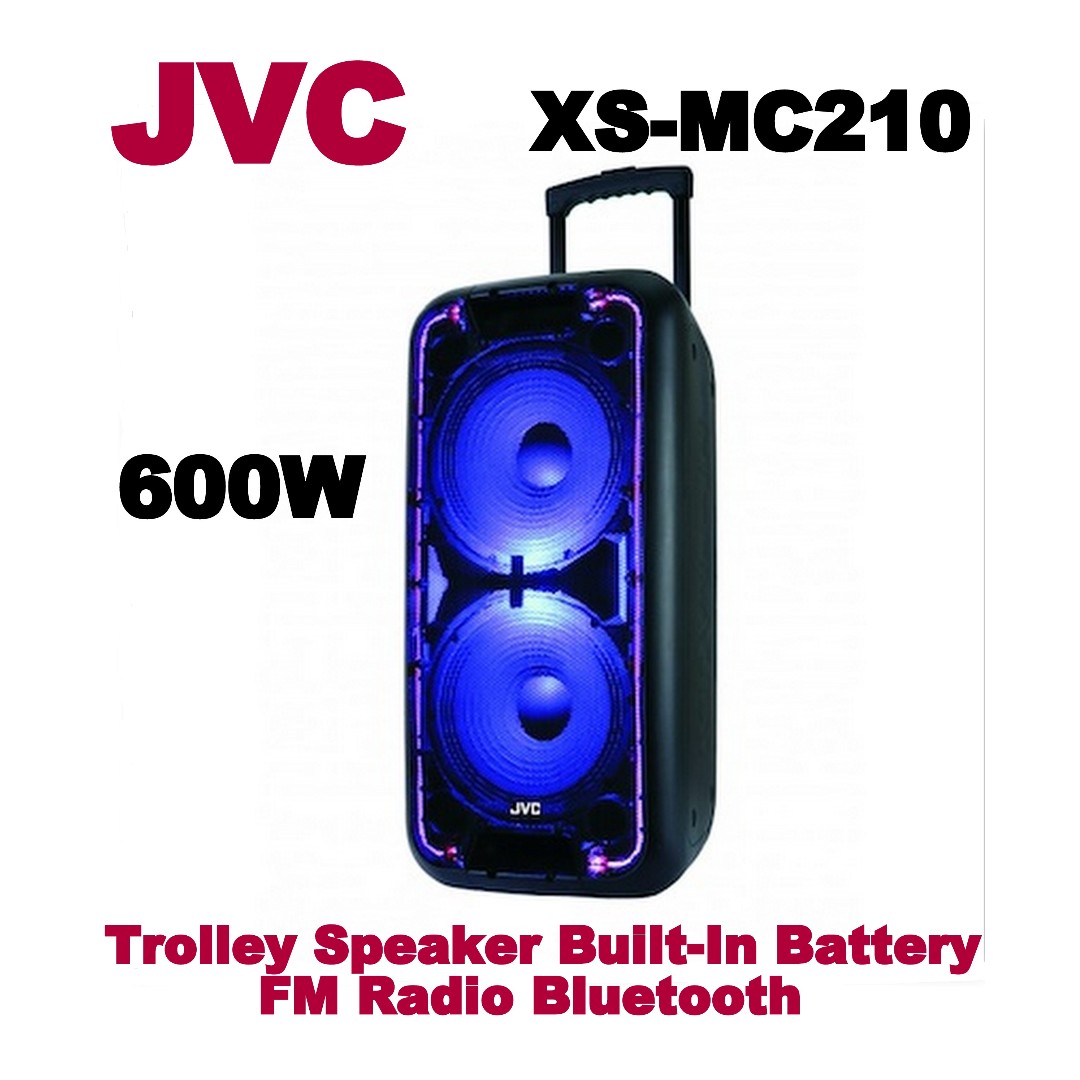 jvc bluetooth trolley speaker