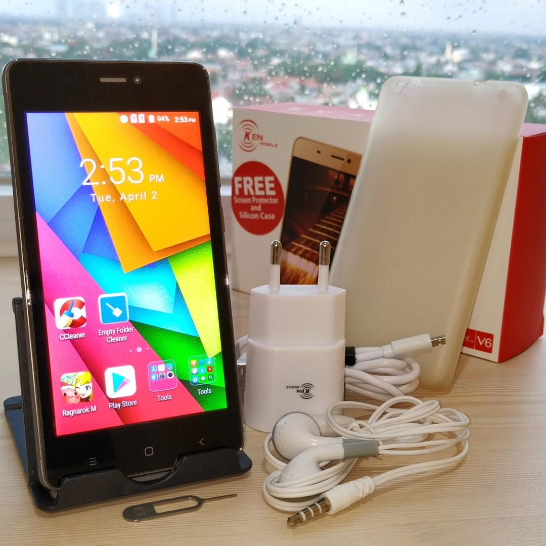 Ken Mobile V6 Grey 2 16 Hp Android Smartphone Telepon Seluler Tablet Ponsel Android Lainnya Di Carousell