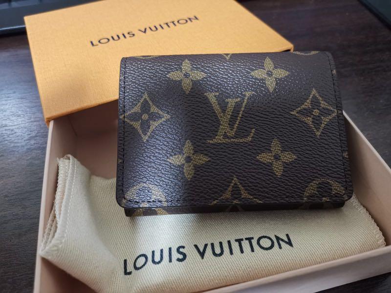 Louis Vuitton MONOGRAM Enveloppe Carte De Visite (M63801)