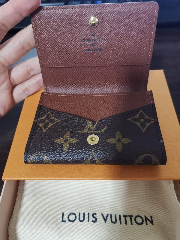 Louis Vuitton M63801 Enveloppe Carte de Visite名片夾帆布牛皮老花