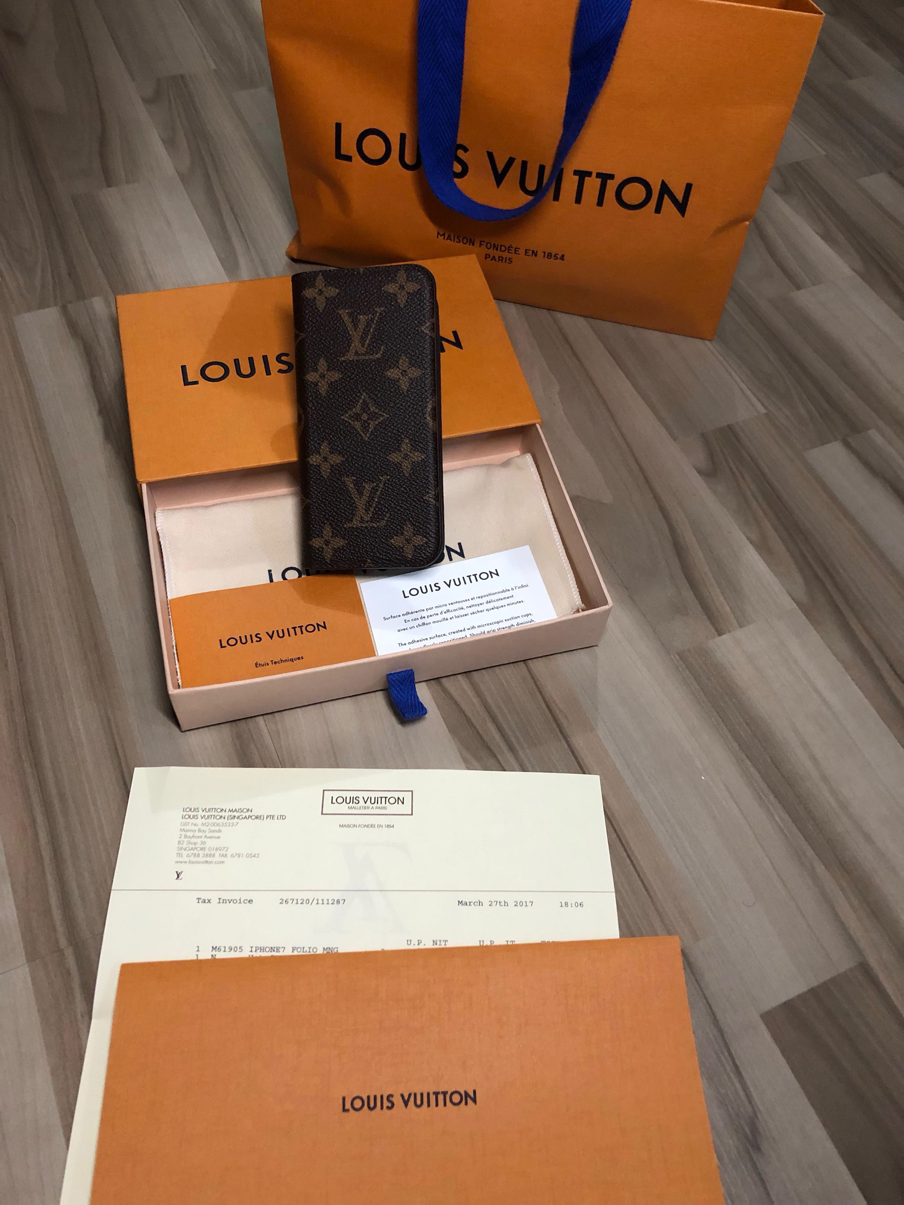 How Can You Tell Authentic Louis Vuitton Case Iphone 7 or 8 Folio 