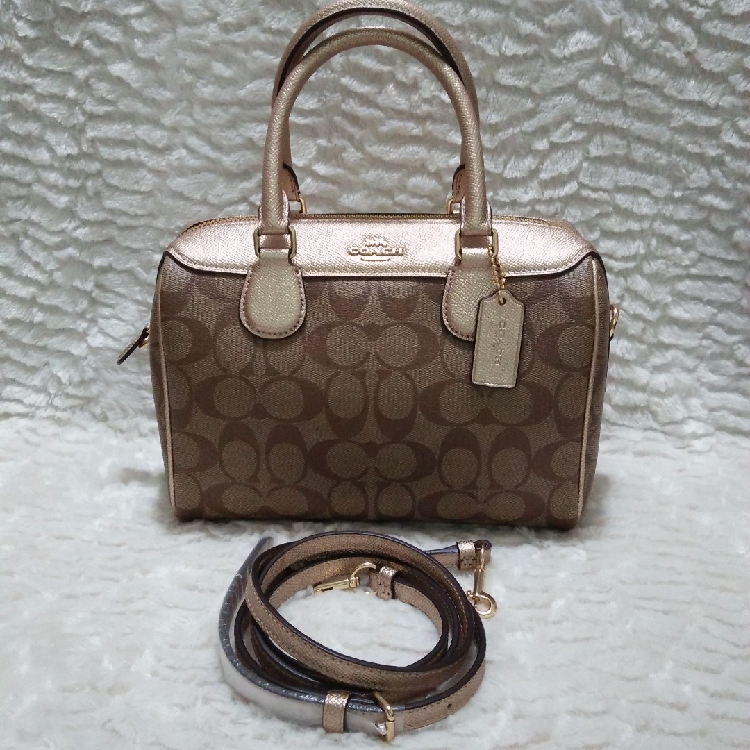 coach mini bennett rose gold