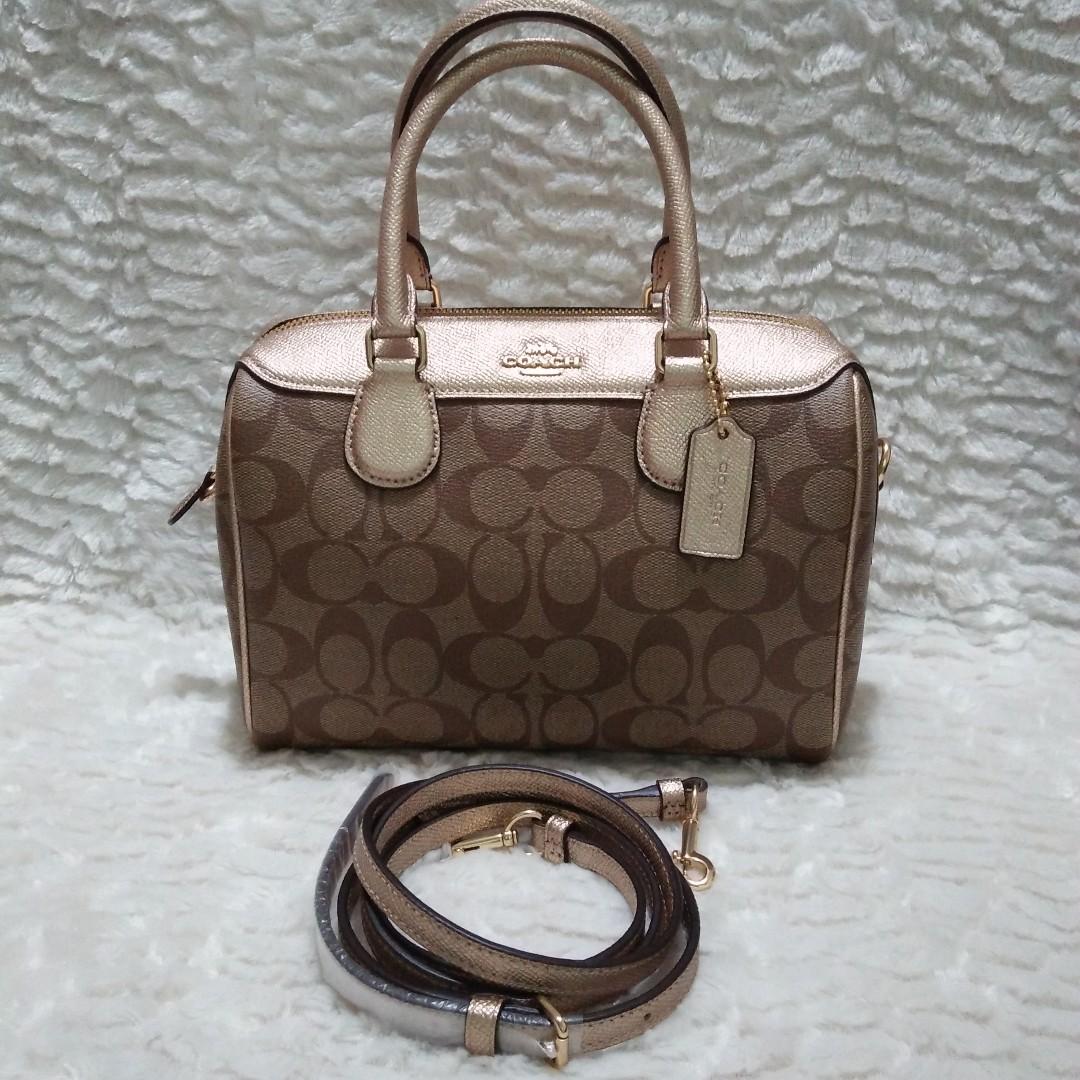 Coach mini bennett hotsell rose gold