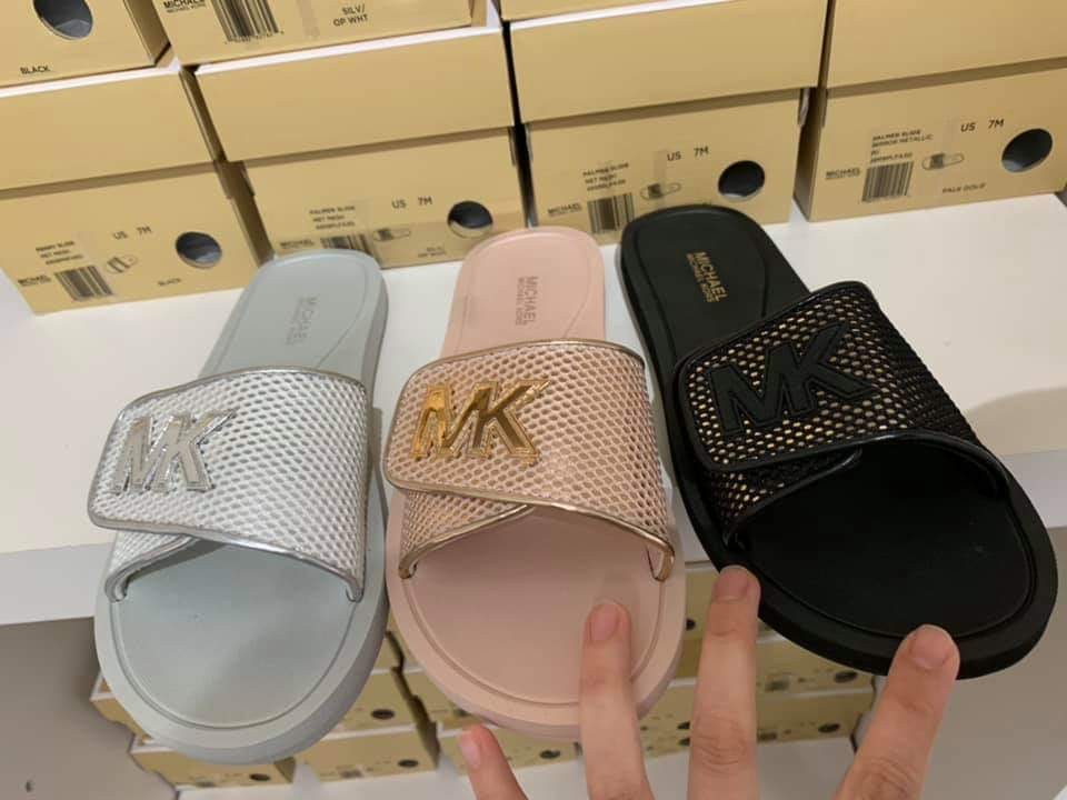 mk slide slippers