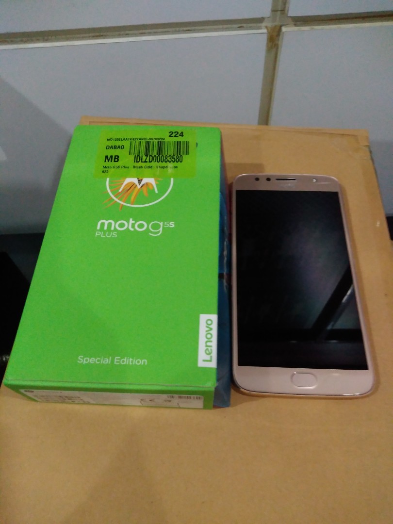 Motorola Lenovo Moto G5s Plus Telepon Seluler Tablet Ponsel Android Lainnya Di Carousell
