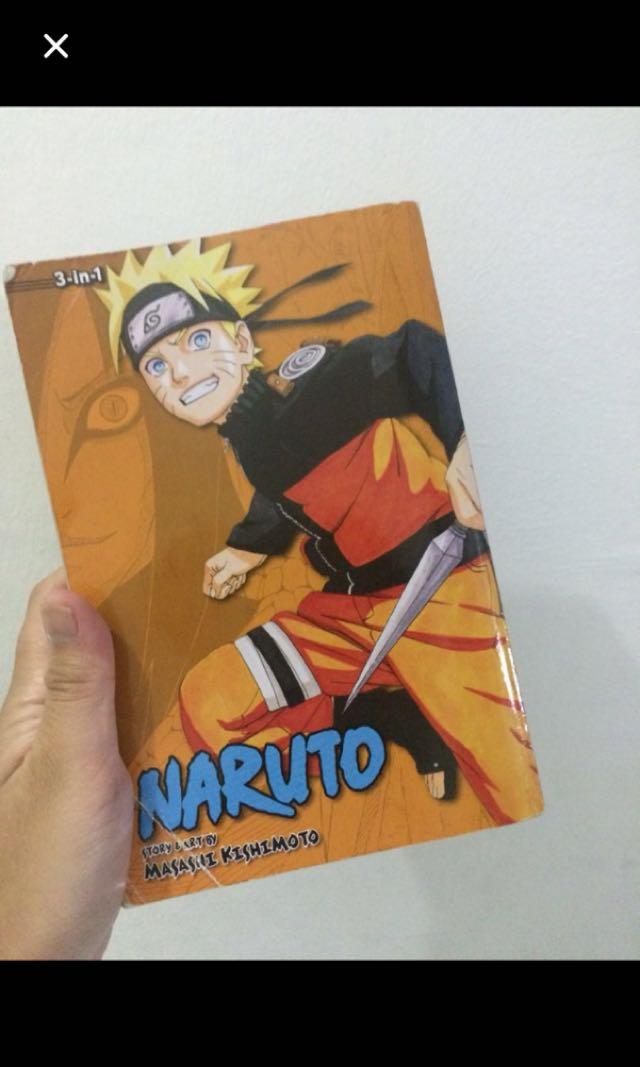 Naruto Manga 3 In 1 Volumes 31 33 On Carousell