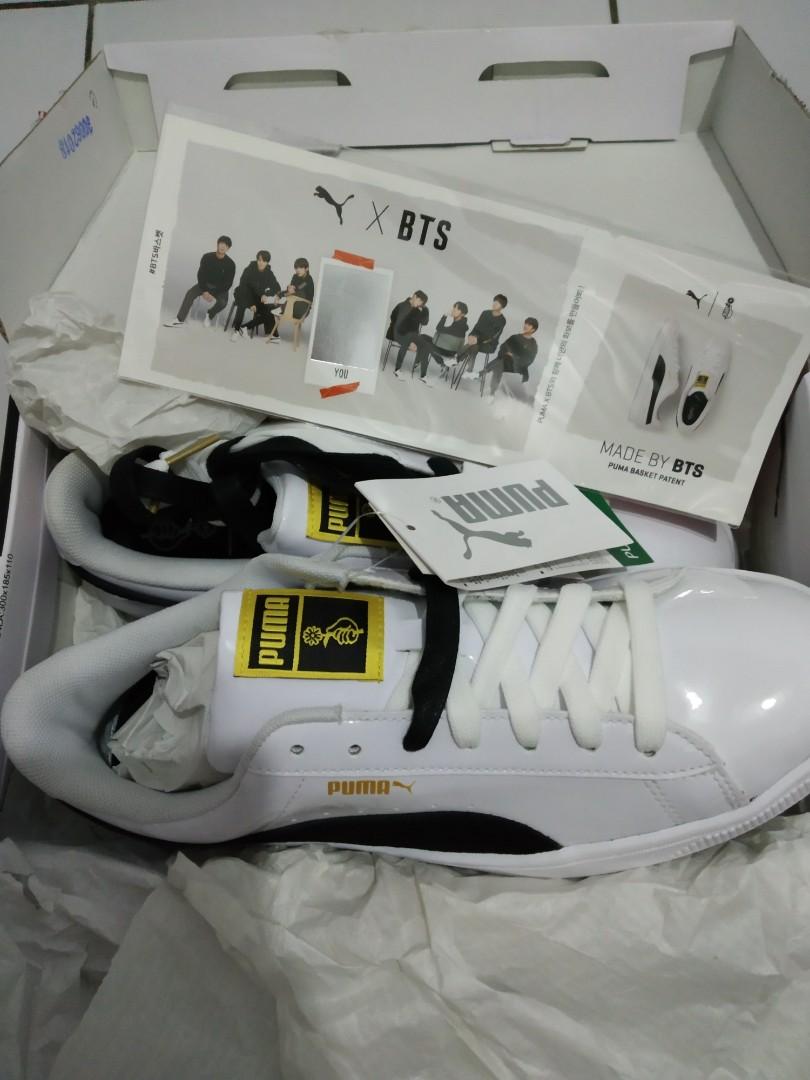 Harga sepatu puma x bts basket online