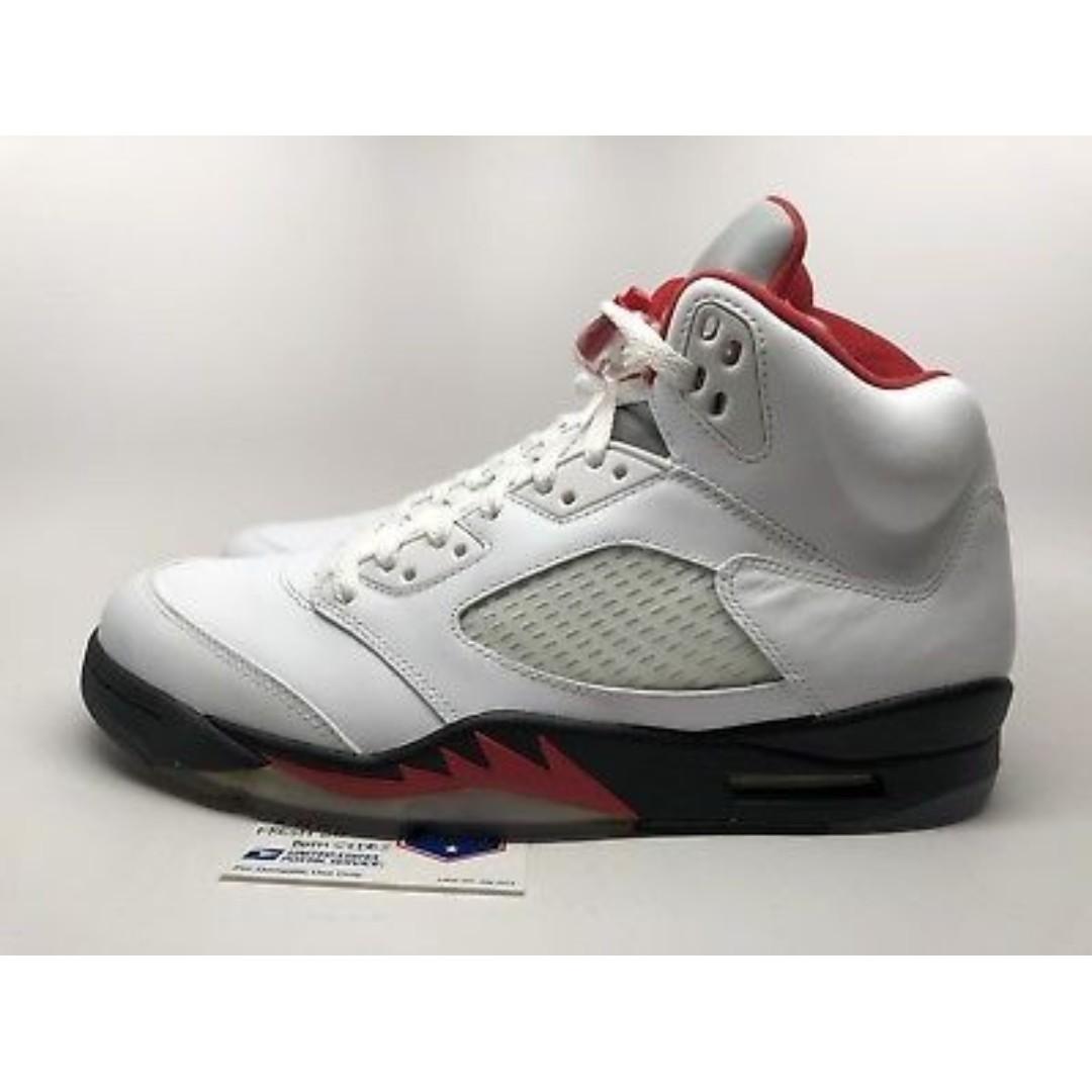 Nike Air Jordan 5 Retro 2013 Fire Red shoes Air Jordan V US 10.5 New Rukawa Kaede Men s Fashion Footwear Sneakers on Carousell