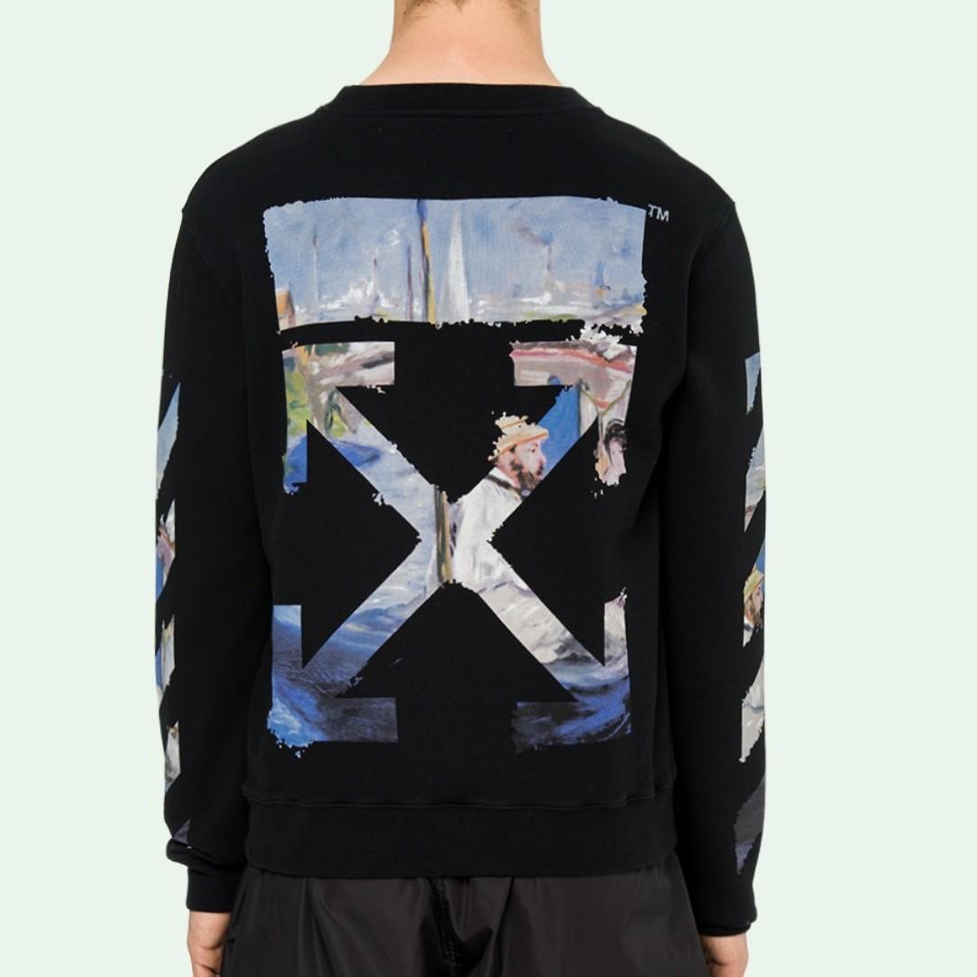 Off white black diag arrows sweatshirt outlet