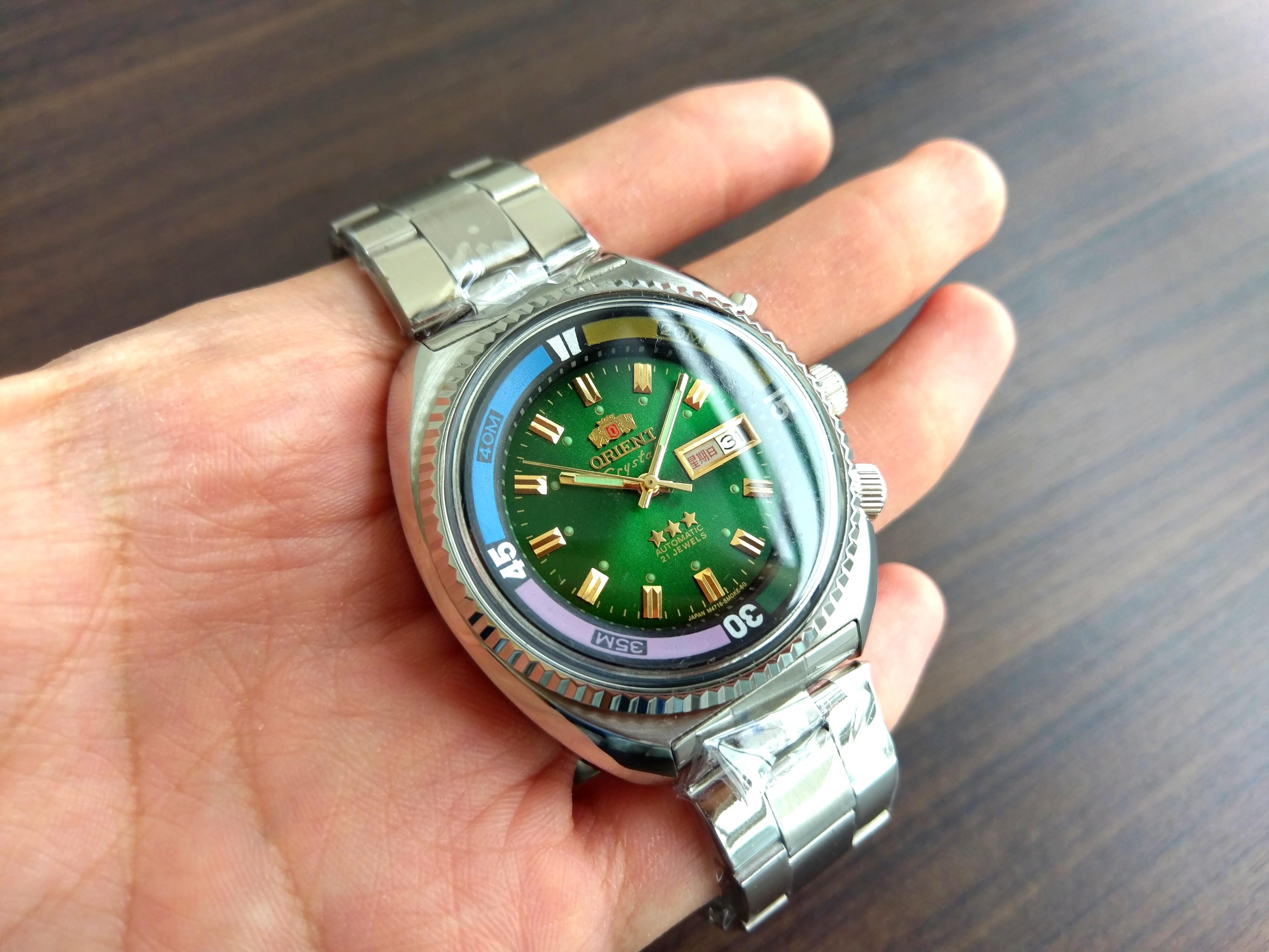 Orient crystal sale 3 star diver