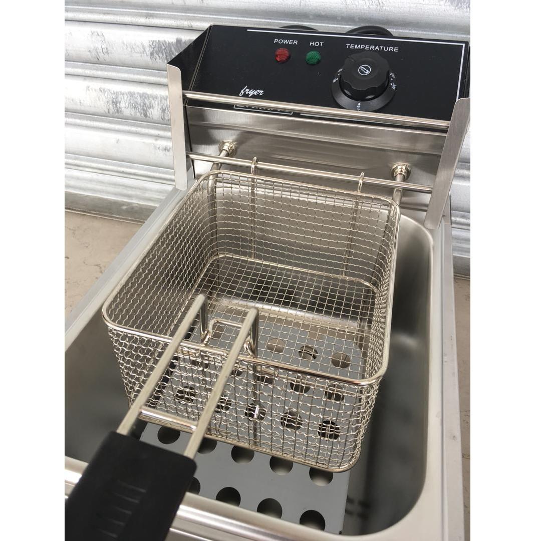 ORIMAS 2.5kW/2500Watt 6L Single Tank Electric Deep Fryer DF81 Heavy