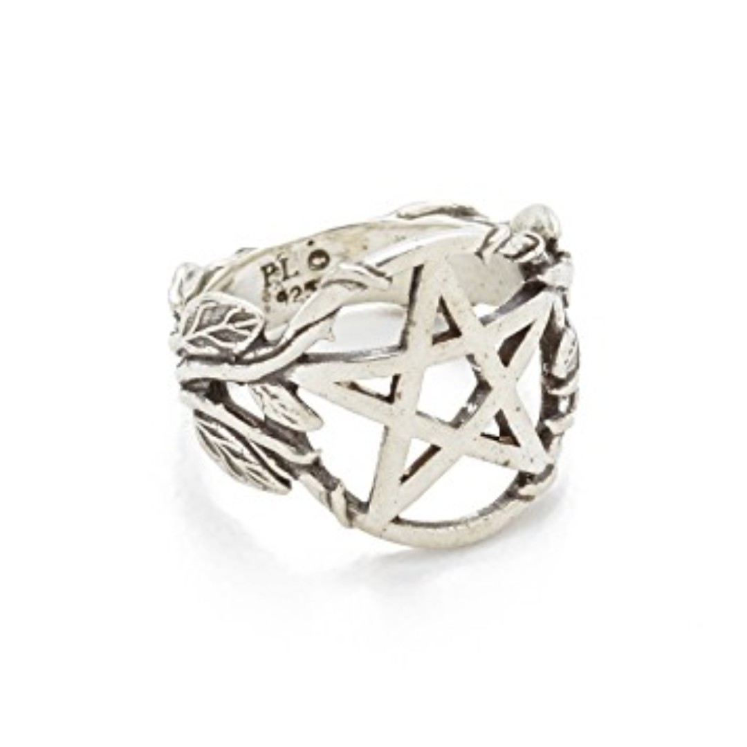 Pamela love pentagram ring top