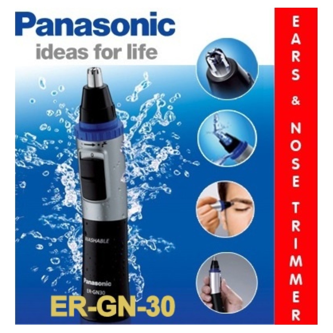 Panasonic ERGN30K Nose Ear and Facial Hair Trimmer Wet/Dry with