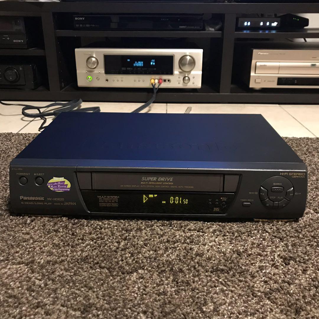 Panasonic NVHD620 6 Head VCR VHS Video Tape Player, TV & Home Appliances, TV & Entertainment