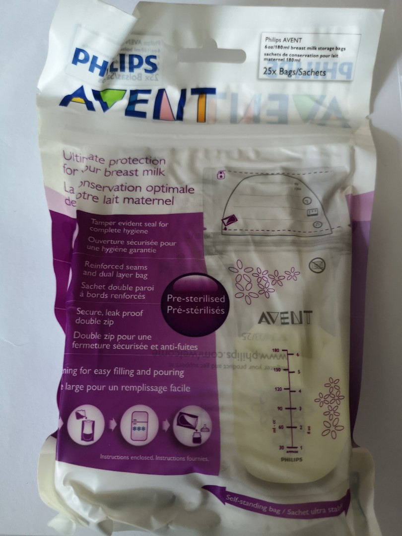 Philips Avent Breast Milk Storage Bag, Babies & Kids, Nursing & Feeding