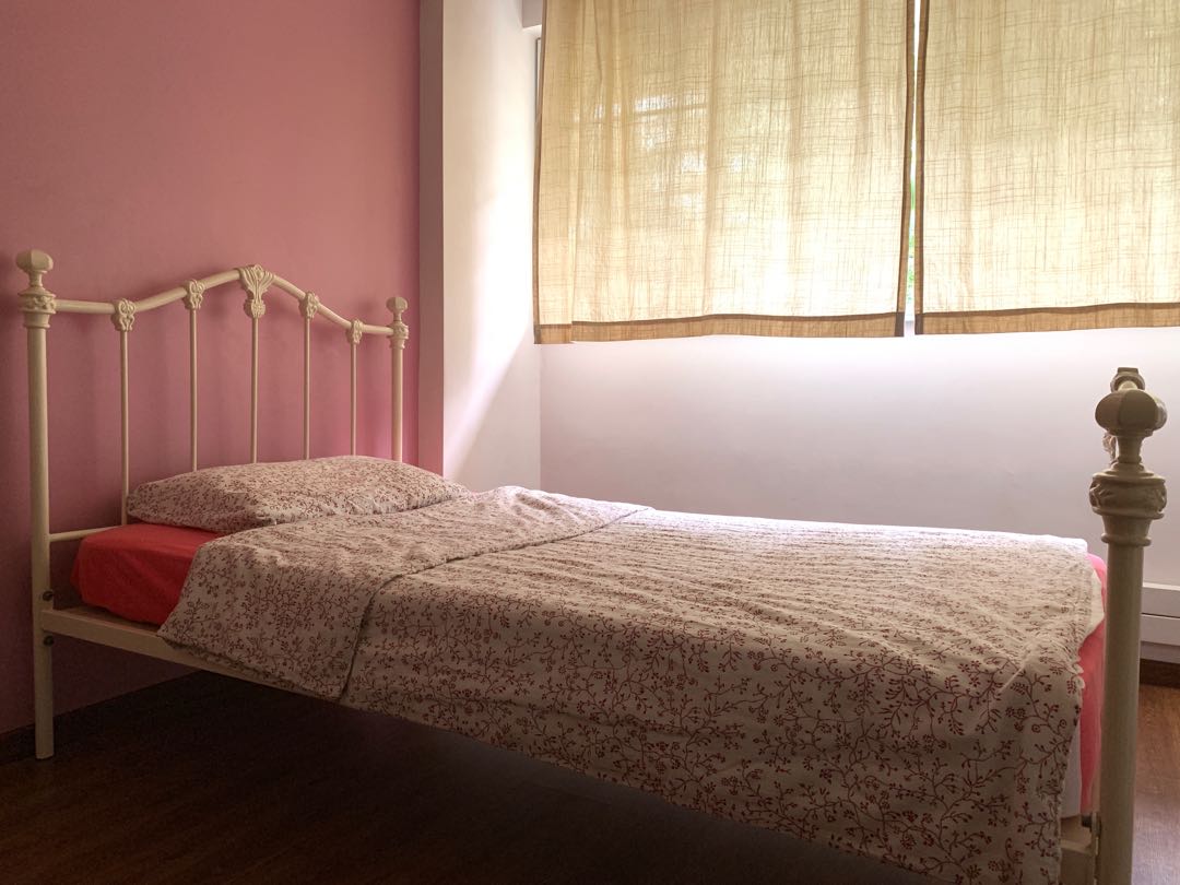 Princess Frame Bed + Mattress, Furniture & Home Living, Furniture, Bed