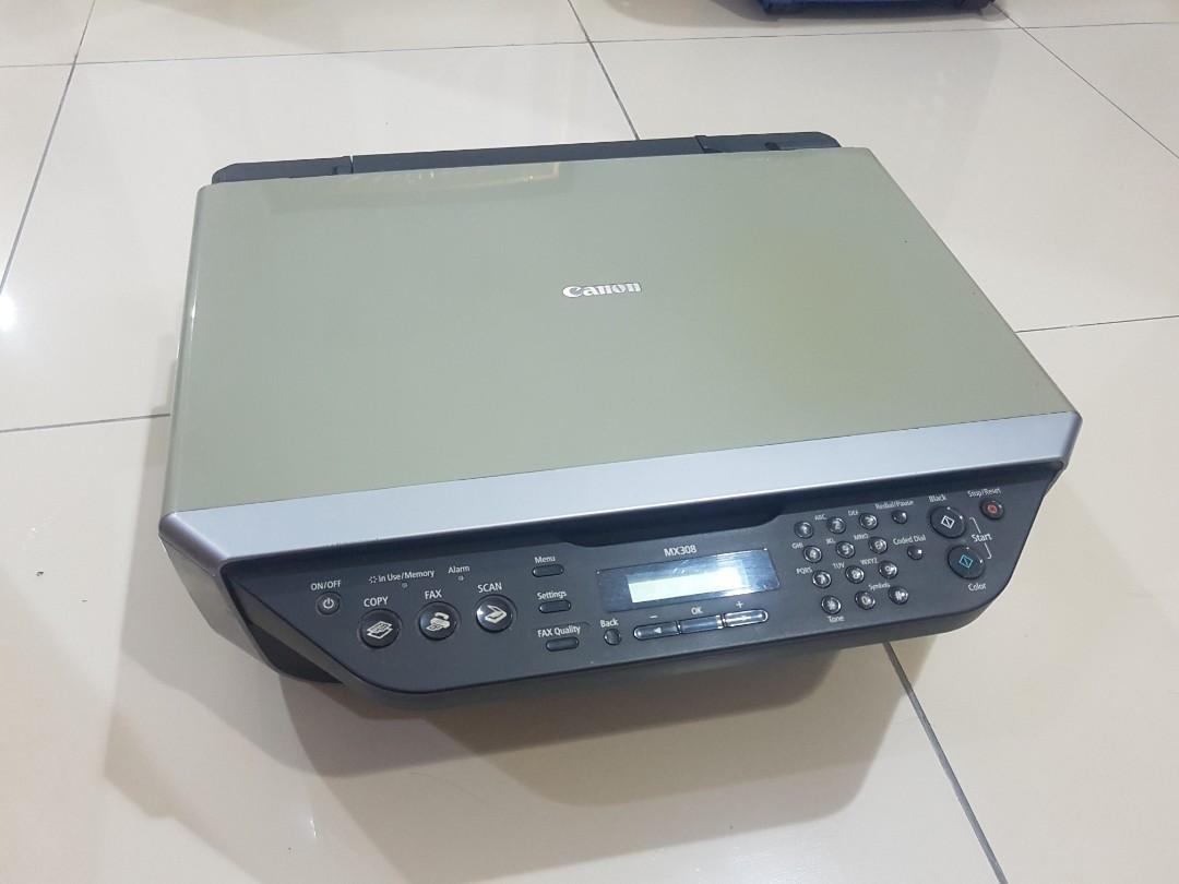 printer scaner fax canon pixma mx 308
