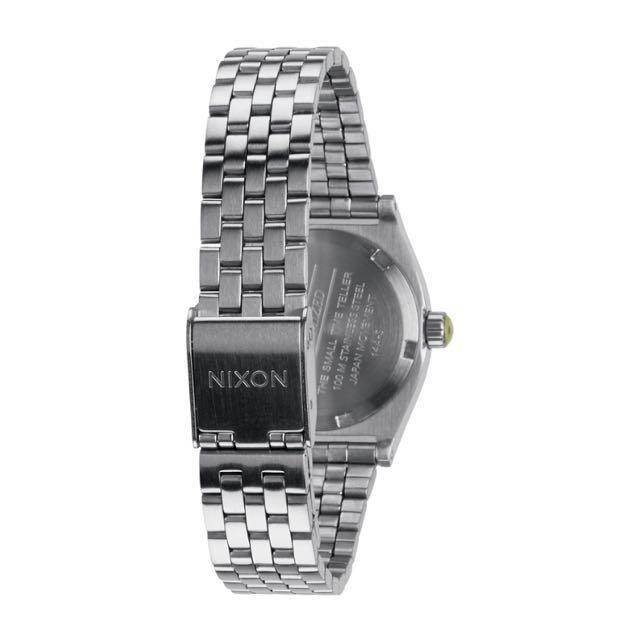 PROMO Nixon Small Time Teller Yellow Women's Ladies Silver Yellow (Category: Wearables & Smart Watches) located in Singapore. Submitted by eggswithbacon (Listing ID 67650429, Image 3). Description: PROMO Nixon Small Time Teller Yellow Women's Ladies Silver Yellow Brand new in box Selling at low price to clear No further pictures No warranty Battery not working, needs a change in battery. Product Description UNDERSTATED. A simplified take on the b