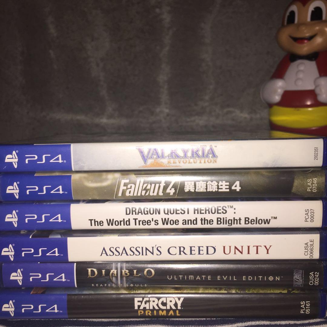 Ps4 Games (Category: PlayStation) located in Manila. Submitted by tinytyn_tree (Listing ID 222321059, Image 1). Description: ➡️Offer price ➡️Open for trade.