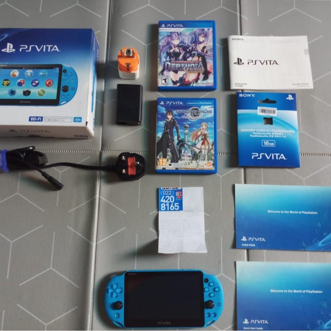 Ps Vita Slim Video Game Konsol Di Carousell