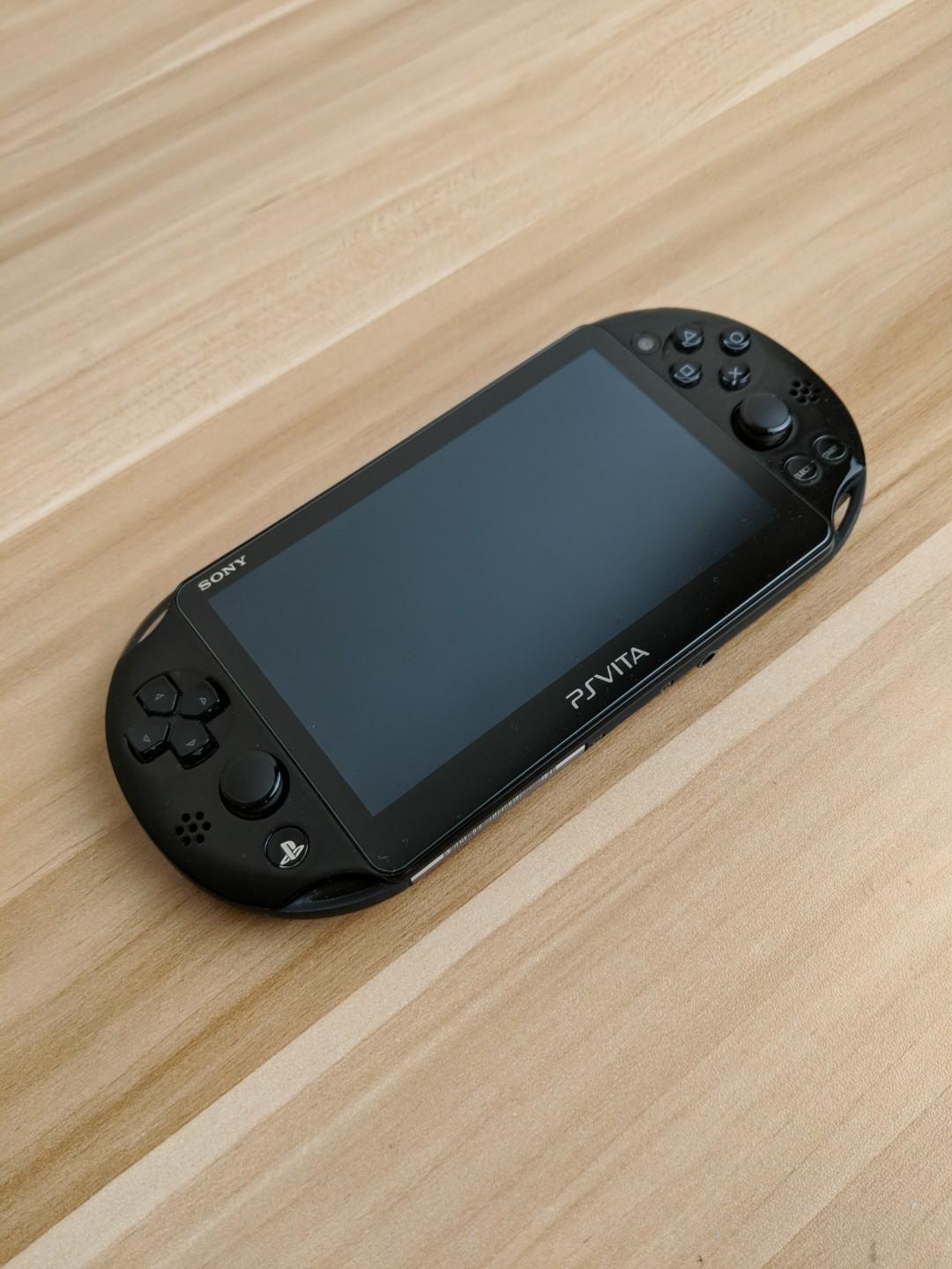 Sony Ps Vita Slim 2000 Black PCH-2006 ZA11, Video Gaming, Video Game ...
