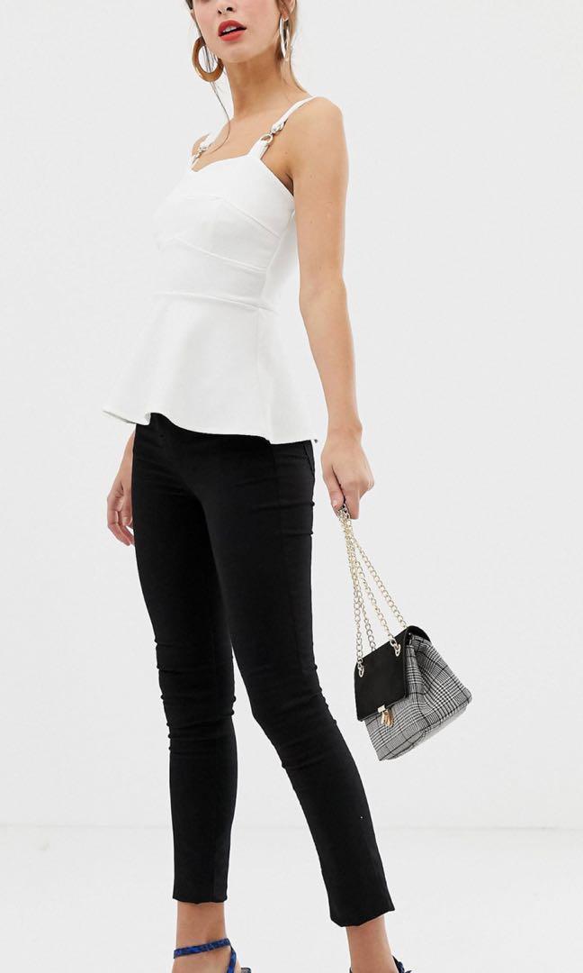 river island peplum cami