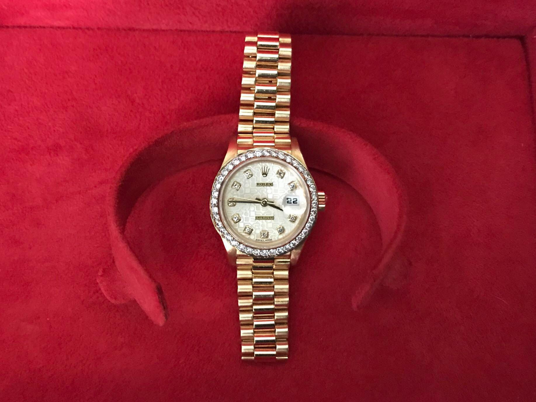 Lady datejust new arrivals president gold