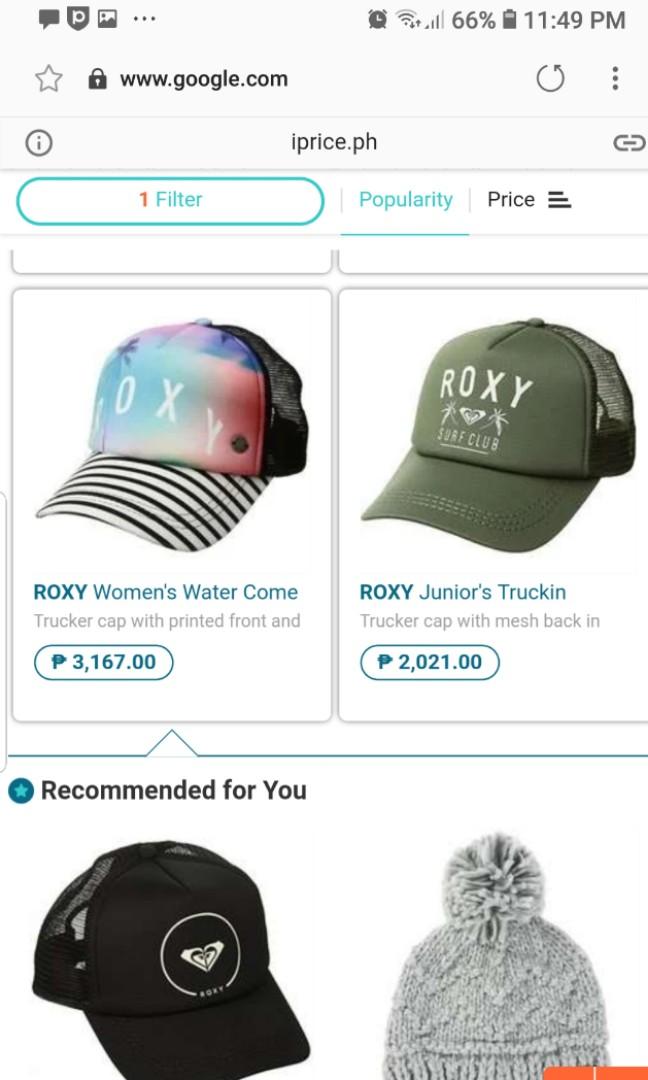 roxy cap