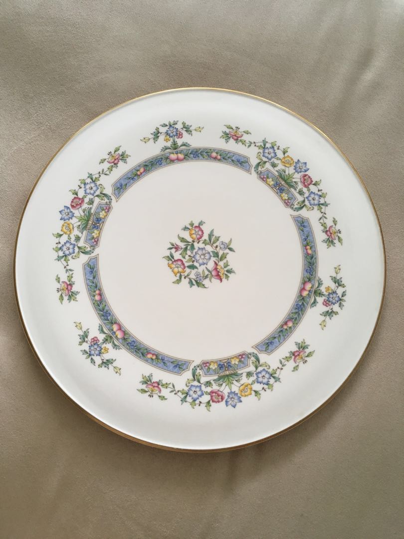 Royal Worcester Gateau / Cake Plate, Furniture & Home Living