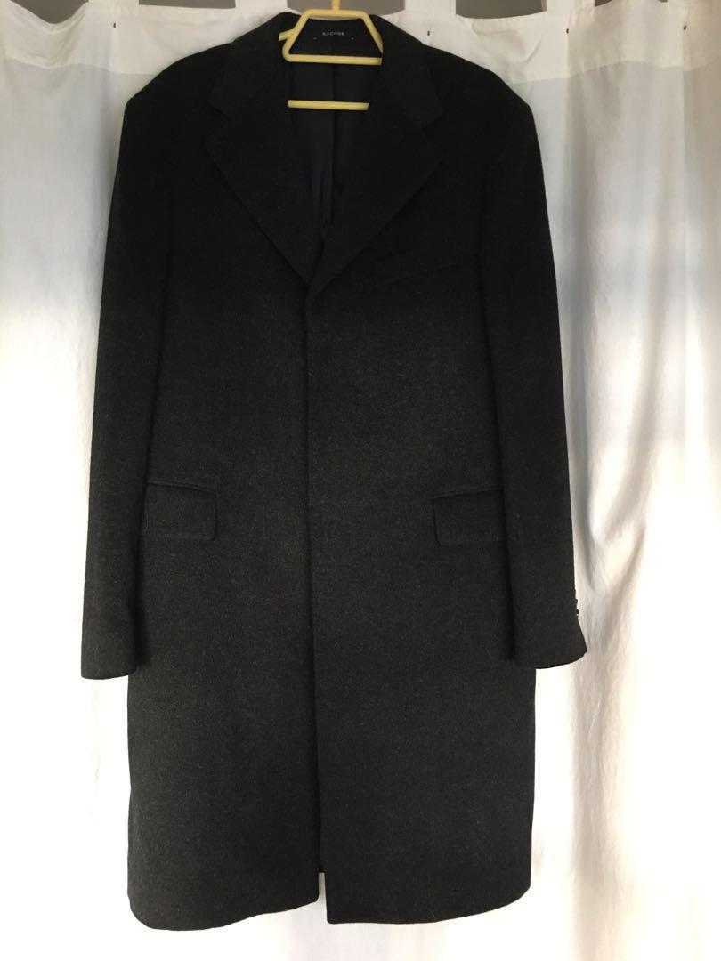 Sacoor Brothers Trench Coat wool and cashmere, Men's Fashion, Clothes ...
