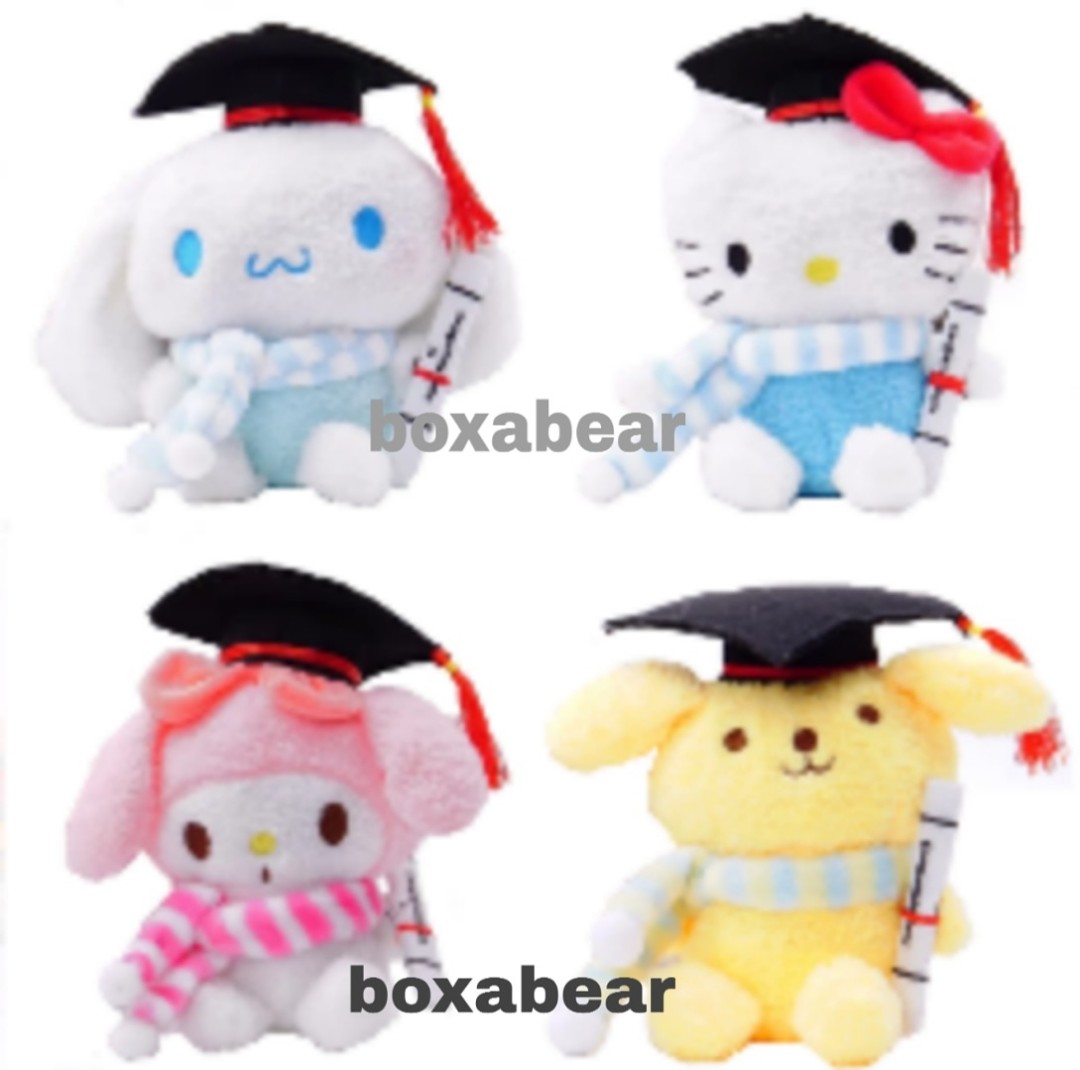 sanrio graduation plush
