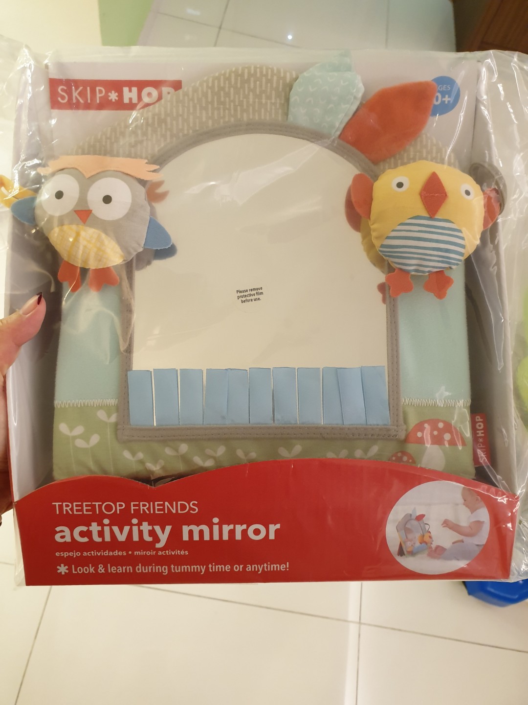 baby activity mirror